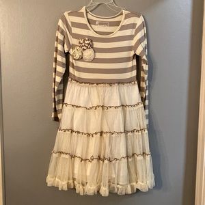 Mustard Pie ruffle dress